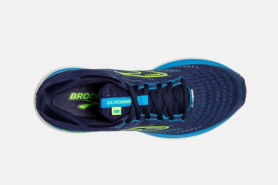 Brooks Glycerin 19 Road Loopschoenen Heren - Donkerblauw/Blauw - 295143FSG